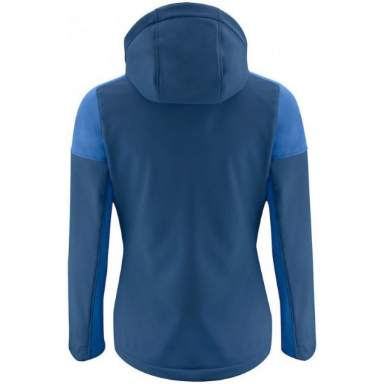 Двоколірна куртка софтшел жіноча Printer Prime синій - 22610666053S Двоколірна куртка софтшел жіноча Printer Prime синій - 22610666053S