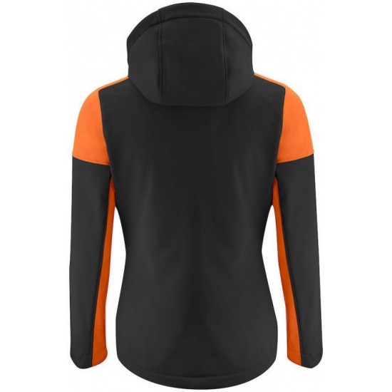 Двоколірна куртка софтшел жіноча Printer Prime помаранчевий - 22610669030S