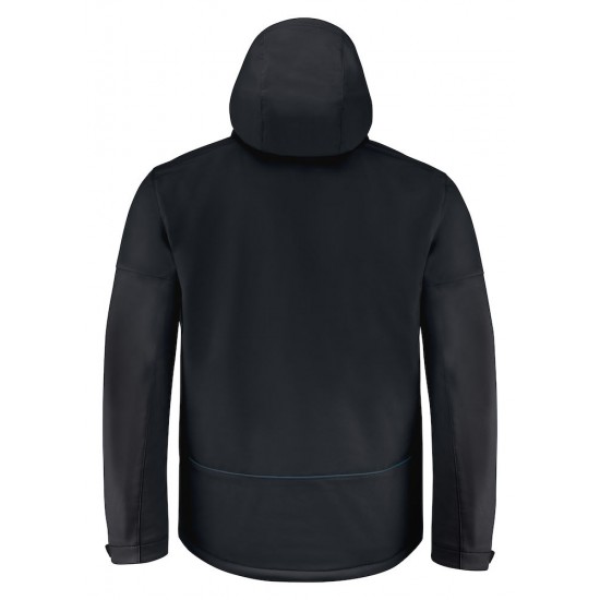 Куртка софтшел чоловіча Printer Overlanding чорний - 22610699003XL
