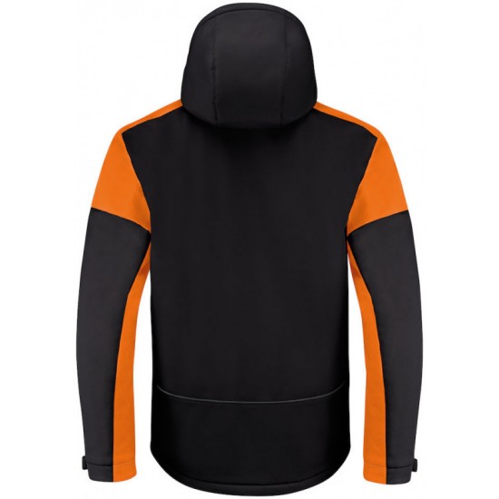 Куртка софтшел чоловіча Printer Prime чорний/помаранчевий - 226107190305XL