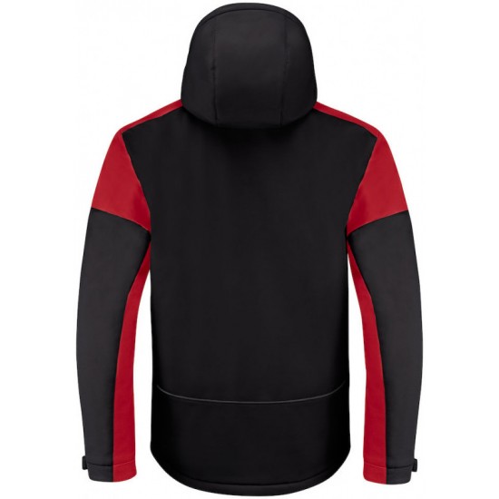 Куртка софтшел чоловіча Printer Prime чорний/червоний - 22610719040S