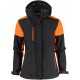 Куртка софтшел жіноча Printer Prime чорний/помаранчевий - 22610729030S