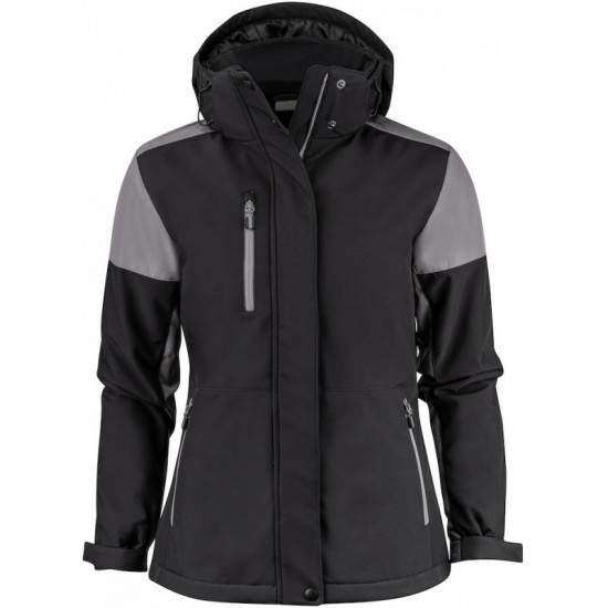 Куртка софтшел жіноча Printer Prime чорний/антрацит - 22610729093S