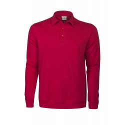 Світшот з коміром поло Printer Homerun червоний - 2262040400XL