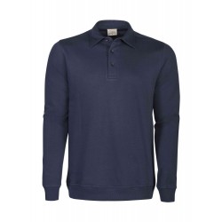 Світшот з коміром поло Printer Homerun темно-синій - 2262040600XS