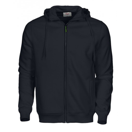 Худі на блискавці чоловіче Printer Overhead чорний - 2262051900XL