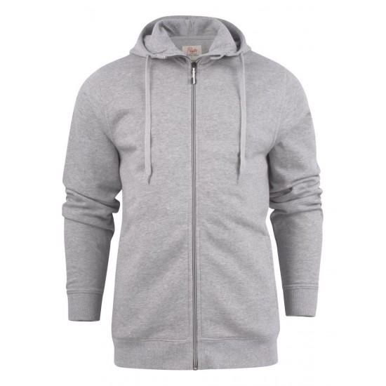Худі на блискавці чоловіче Printer Overhead сірий-меланж - 2262051120S
