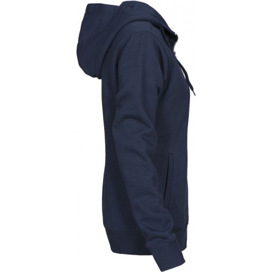 Худі на блискавці жіноче Printer Overhead кобальт - 2262052616L