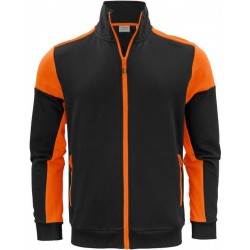 Двоколірний світшот на блискавці чоловічий Printer Sweatvest помаранчевий - 226206190305XL