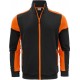 Двоколірний світшот на блискавці чоловічий Printer Sweatvest помаранчевий - 22620619030M