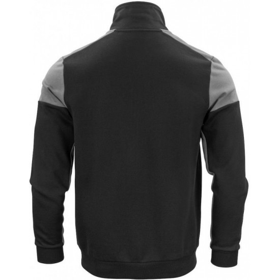 Двоколірний світшот на блискавці жіночий Printer Sweatvest помаранчевий - 22620629030XXL Двоколірний світшот на блискавці жіночий Printer Sweatvest помаранчевий - 22620629030XXL