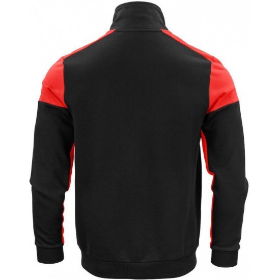 Двоколірний світшот на блискавці жіночий Printer Sweatvest червоний - 22620629040XXL Двоколірний світшот на блискавці жіночий Printer Sweatvest червоний - 22620629040XXL