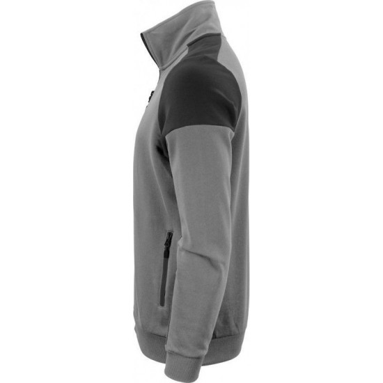 Двоколірний світшот на блискавці жіночий Printer Sweatvest антрацит/чорний - 22620629390XXL