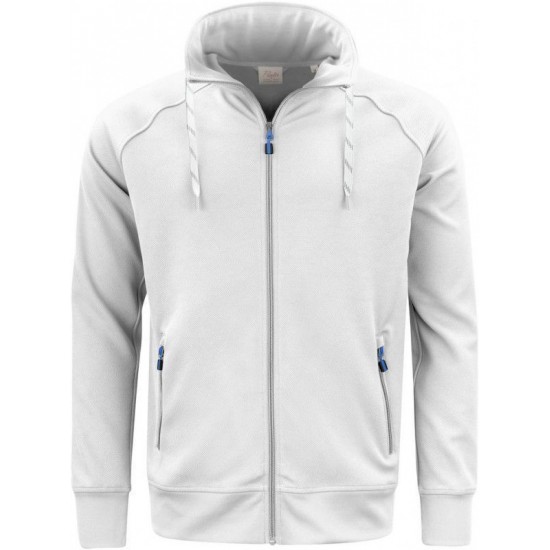 Світшот на блискавці чоловічий Printer Jog RSX білий - 2262063100XL