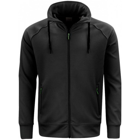 Світшот на блискавці чоловічий Printer Jog RSX чорний - 2262063900XL