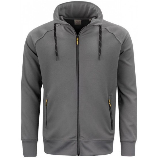 Світшот на блискавці чоловічий Printer Jog RSX сірий - 22620639354XL