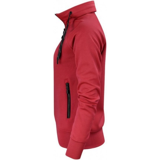 Світшот на блискавці жіночий Printer Jog RSX червоний - 2262064400XS