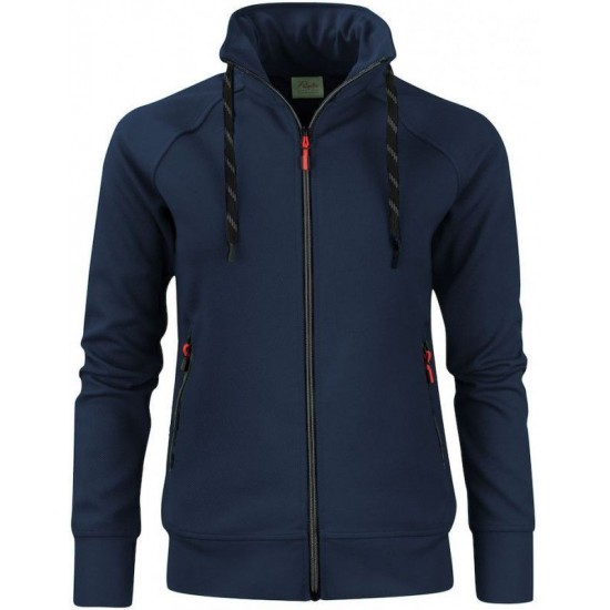 Світшот на блискавці жіночий Printer Jog RSX темно-синій - 2262064600S