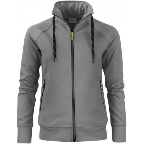 Світшот на блискавці жіночий Printer Jog RSX сірий - 2262064935XXL