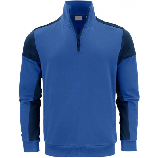 Світшот з коміром стійкою Printer Prime кобальт/темно-синій - 22620695360M