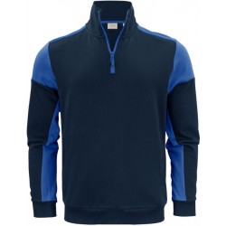 Світшот з коміром стійкою Printer Prime темно-синій/кобальт - 22620696053S