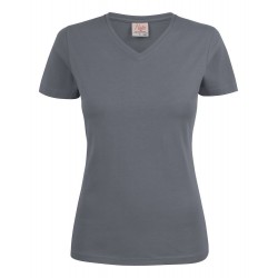 Футболка жіноча Printer Heavy V сіро-сталевий - 2264025935L