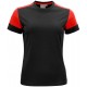 Двоколірна футболка жіноча Printer Prime T червоний - 22640319040M