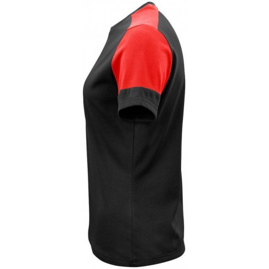 Двоколірна футболка жіноча Printer Prime T червоний - 22640319040M