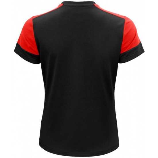 Двоколірна футболка жіноча Printer Prime T червоний - 22640319040M