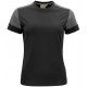 Двоколірна футболка жіноча Printer Prime T чорний/антрацит - 22640319093M