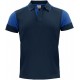 Двоколірна футболка поло чоловіча Printer Prime синій - 22650246053XXL