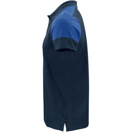 Двоколірна футболка поло чоловіча Printer Prime синій - 22650246053XXL
