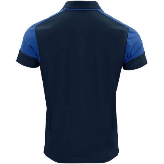 Двоколірна футболка поло чоловіча Printer Prime синій - 22650246053XXL