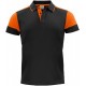 Двоколірна футболка поло чоловіча Printer Prime помаранчевий - 22650249030M