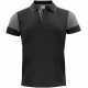 Двоколірна футболка поло чоловіча Printer Prime чорний/антрацит - 22650249093M