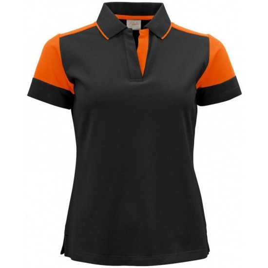 Двоколірна футболка поло жіноча Printer Prime помаранчевий - 22650259030L