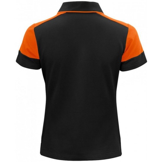 Двоколірна футболка поло жіноча Printer Prime помаранчевий - 22650259030L