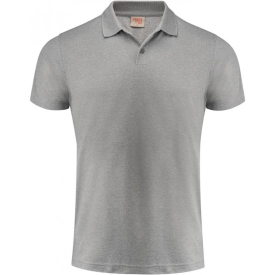 Футболка поло чоловіча Printer Smash меланжевий сірий - 2265028134XXL