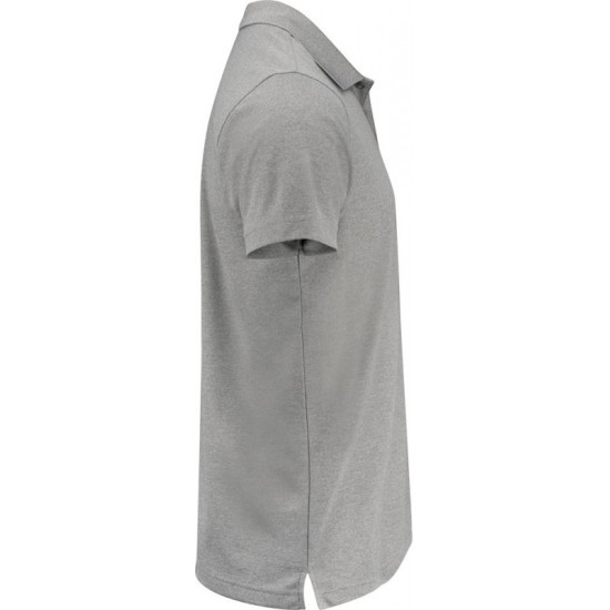 Футболка поло чоловіча Printer Smash меланжевий сірий - 2265028134XXL