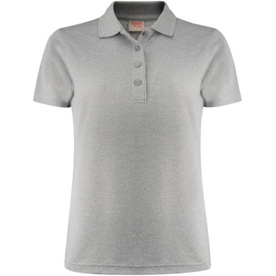 Футболка поло жіноча Printer Smash меланжевий сірий - 2265029134S