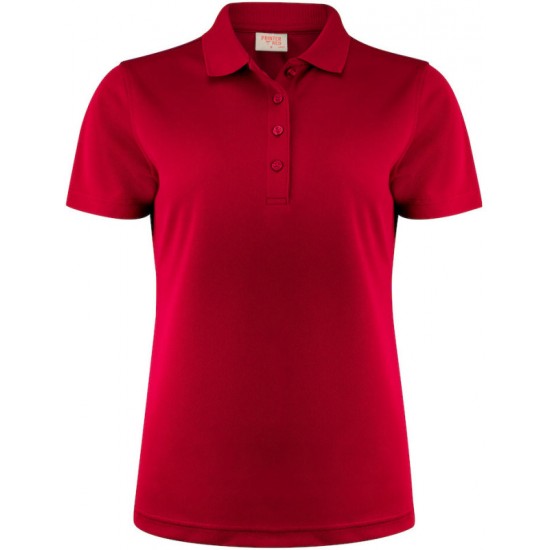 Футболка поло жіноча Printer Smash червоний - 2265029400S