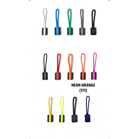 Пулер Printer Zipper Puller 4-Pak неоново-помаранчевий - 2269000171