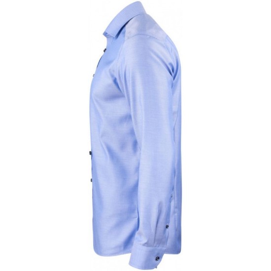 Сорочка чоловіча JH&Frost Green Bow 01 Slim Fit небесно-блакитний/темно-синій - 2900102560L