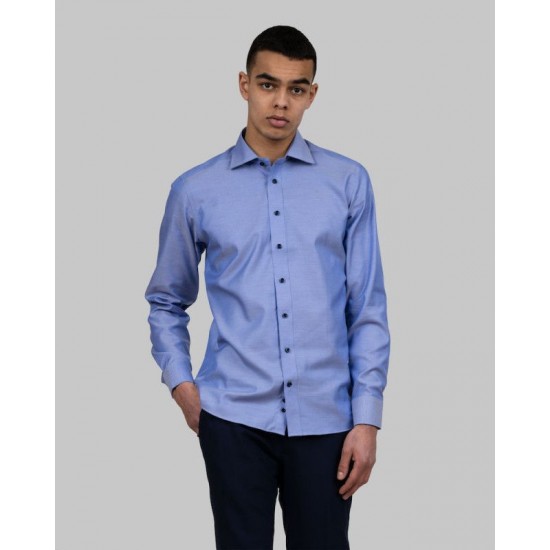 Сорочка чоловіча JH&Frost Green Bow 01 Slim Fit небесно-блакитний/темно-синій - 2900102560L