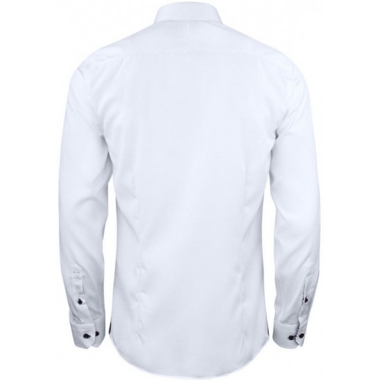 Сорочка чоловіча JH&Frost Red Bow 20 білий/темно-синій - 29020011066L