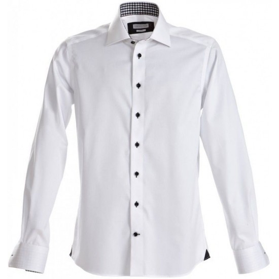 Сорочка чоловіча JH&Frost Red Bow 20 білий/чорний - 2902001109L