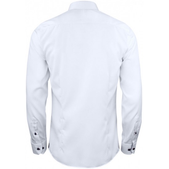 Сорочка чоловіча JH&Frost Red Bow 20 Slim Fit білий/темно-синій - 29020021066S Сорочка чоловіча JH&Frost Red Bow 20 Slim Fit білий/темно-синій - 29020021066S