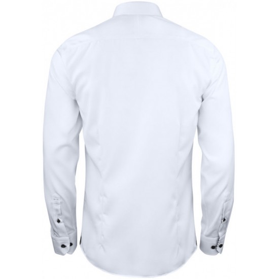 Сорочка чоловіча JH&Frost Red Bow 20 Slim Fit білий/чорний - 2902002109M Сорочка чоловіча JH&Frost Red Bow 20 Slim Fit білий/чорний - 2902002109M