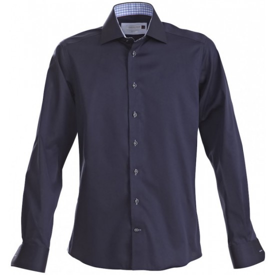 Сорочка чоловіча JH&Frost Red Bow 20 Slim Fit темно-синій - 2902002605M