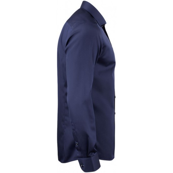 Сорочка чоловіча JH&Frost Red Bow 20 Slim Fit темно-синій - 2902002605M